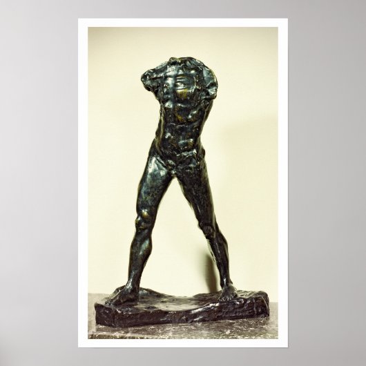 Der Walking Man, 1877 (Bronze) Poster (Vorne)