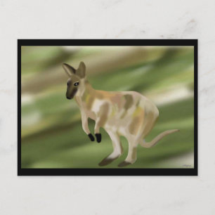 Der Wallaby-Sprung Postkarte