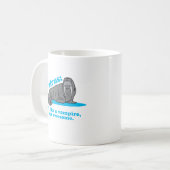 Der Walross-Vampir Kaffeetasse (Vorderseite Links)