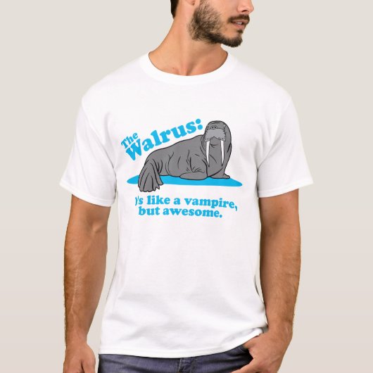 Der Walross-Vampir T-Shirt (Vorderseite)