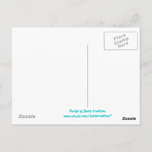 Der Walrus Postkarte (Rückseite)