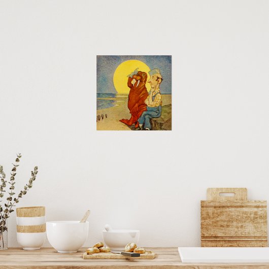 Der Walrus und der Carpenter Poster (Küche)