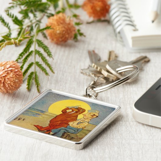 Der Walrus und der Carpenter Schlüsselanhänger (Seite)