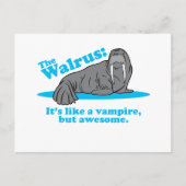 Der Walrus Vampire Postkarte (Vorderseite)