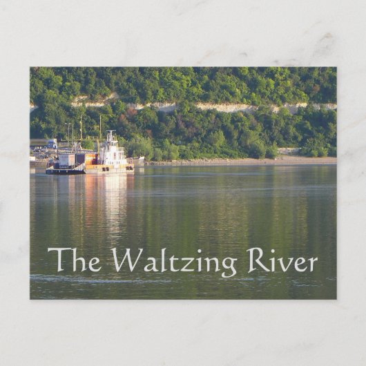 Der Waltzing-Fluss Postkarte (Vorderseite)