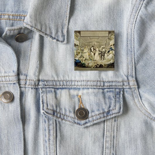 Der Walzer (farbiger Stich) Button (Beispiel)