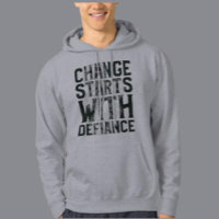 Der Wandel beginnt mit der Defiance Hoodie