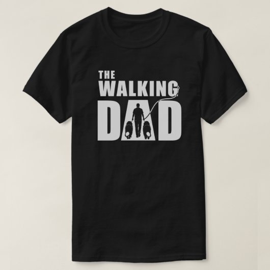 Der wandelnde Neufundländer-Vater T-Shirt (Design vorne)