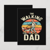 der wandelnde Vater Begleitkarte (Vorne/Hinten)