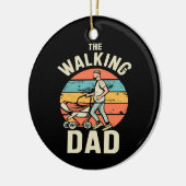 der wandelnde Vater Keramik Ornament (Links)