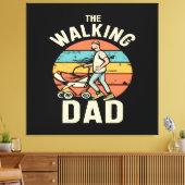 der wandelnde Vater Leinwanddruck (Insitu (Wohnzimmer))