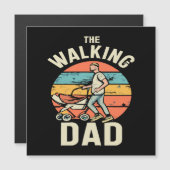 der wandelnde Vater Magnetkarte (Vorne/Hinten)