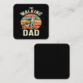 der wandelnde Vater Quadratische Visitenkarte (Vorne/Hinten)