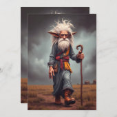 Der Wanderelf-Assistent Einladung (Vorne/Hinten)