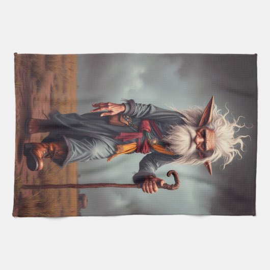 Der Wanderelf-Assistent Geschirrtuch (Horizontal)