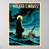 Der Wanderer auf den Wellen Poster (Vorne)