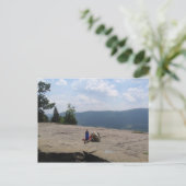der Wanderer auf der Zuhause Postkarte (Stehend Vorderseite)