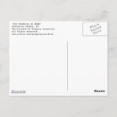 der Wanderer auf der Zuhause Postkarte (Rückseite)