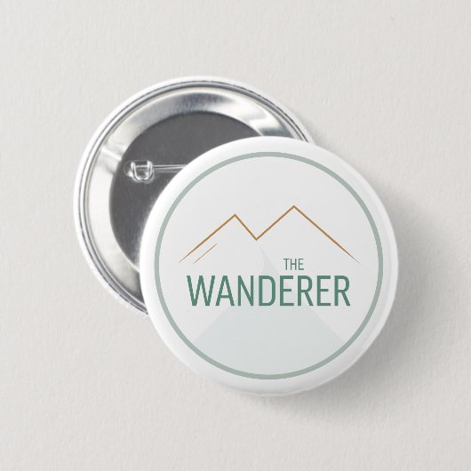 Der Wanderer Button (Vorne & Hinten)