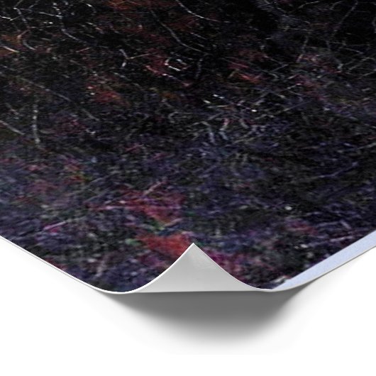 Der Wanderer, die Kunstmalerei, Poster (Ecke)