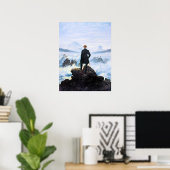 Der Wanderer, feine Kunstmalerei, Poster (Heimbüro)
