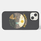 Der Wanderer iPhone Hülle (Rückseite (Horizontal))