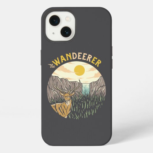 Der Wanderer iPhone Hülle (Rückseite)