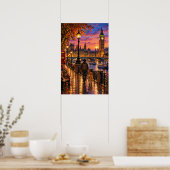 Der Wanderer London Poster (Küche)