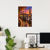 Der Wanderer London Poster (Heimbüro)