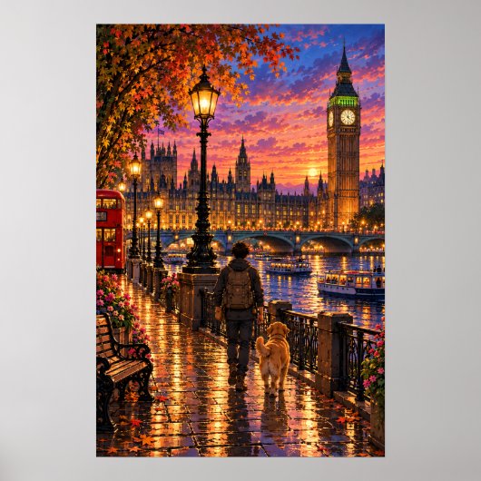 Der Wanderer London Poster (Vorne)
