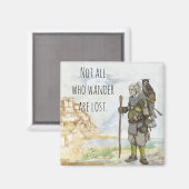 Der Wanderer Magnet (Vorderseite/Rückseite)