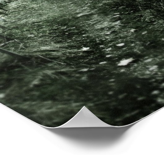 Der Wanderer Poster (Ecke)