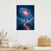 Der Wanderer Poster (Küche)