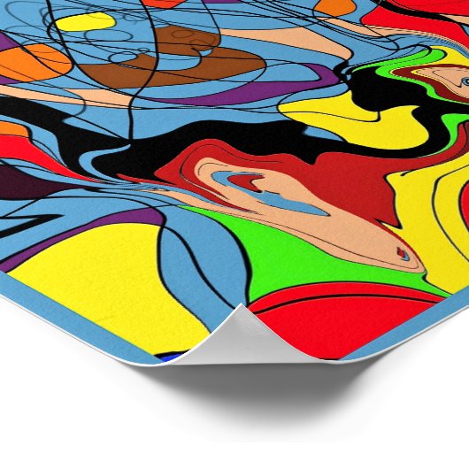 Der Wanderer Poster (Ecke)