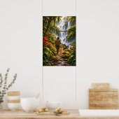 Der Wanderer-Regenwald Poster (Küche)