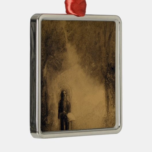 Der Wanderer Silbernes Ornament (Rechts)