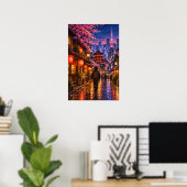 Der Wanderer Tokio Poster (Heimbüro)