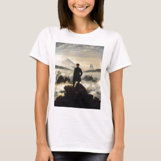 Der Wanderer über dem Meer des Nebels T-Shirt