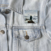 Der Wanderer über dem Meer von Nebel, 1818 Button (Beispiel)