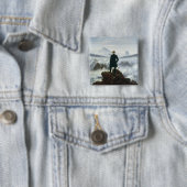Der Wanderer über dem Meer von Nebel, 1818 Button (Beispiel)
