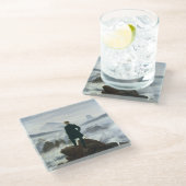 Der Wanderer über dem Meer von Nebel, 1818 Glasuntersetzer (Schrägansicht)