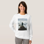Der Wanderer über dem Meer von Nebel, 1818 T-Shirt (Vorne ganz)