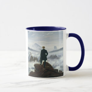 Der Wanderer über dem Meer von Nebel, 1818 Tasse