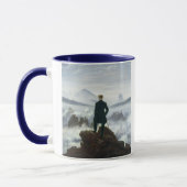 Der Wanderer über dem Meer von Nebel, 1818 Tasse (Links)
