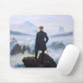 Der Wanderer über dem Meeresfog Caspar David Fried Mousepad (Mit Mouse)