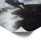 Der Wanderer über dem Nebel Fotodruck (Ecke)