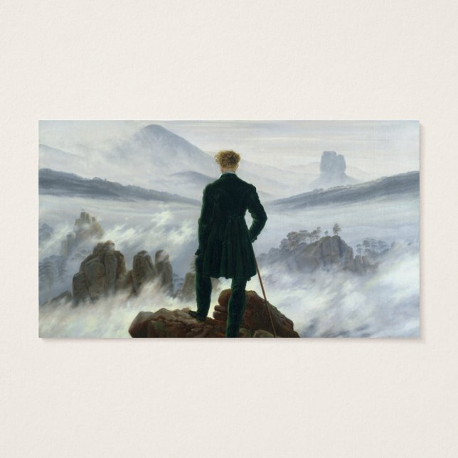 Der Wanderer über dem Nebel-Meer, 1818 (Rückseite)