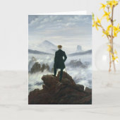 Der Wanderer über dem Nebel-Meer, 1818 Karte (Gelbe Blume)