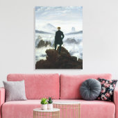 Der Wanderer über dem Nebel-Meer, 1818 Leinwanddruck (Insitu (Wohnzimmer))