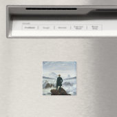 Der Wanderer über dem Nebel-Meer, 1818 Magnet (In Situ (Geschirrspüler))